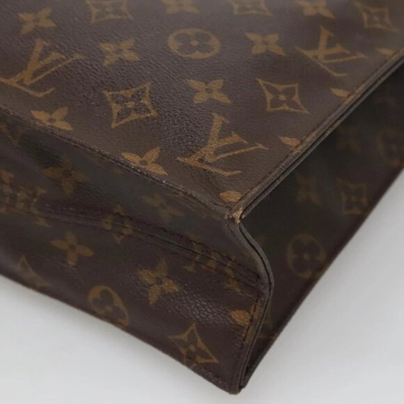 LOUIS VUITTON Monogram Sac Plat Hand Bag M51140 LV Auth BA4418 - Picture 5 of 16